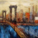 Golden Gate Bridge 20x24 in. stretched Oil Painting Canvas Art Wall Decor modern002