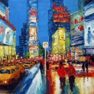 Time Square 20x24 in. stretched Oil Painting Canvas Art Wall Decor modern102 Time Square 20x24 in. stretched Oil Painting Canvas Art Wall Decor modern102
