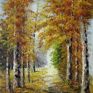 Trees 20x24 in. stretched Oil Painting Canvas Art Wall Decor modern601