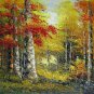 Trees 20x24 in. stretched Oil Painting Canvas Art Wall Decor modern604