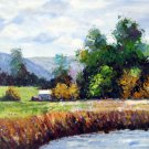 Country 20x24 in. stretched Oil Painting Canvas Art Wall Decor modern303