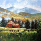 Country 20x24 in. stretched Oil Painting Canvas Art Wall Decor modern304