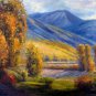 Mountain 20x24 in. stretched Oil Painting Canvas Art Wall Decor modern305