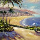 Mediterranean 20x24 in. stretched Oil Painting Canvas Art Wall Decor modern006