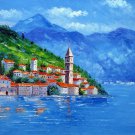 Mediterranean 20x24 in. stretched Oil Painting Canvas Art Wall Decor modern98D