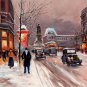 Paris 20x24 in. stretched Oil Painting Canvas Art Wall Decor modern131