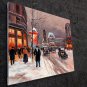 Paris 20x24 in. stretched Oil Painting Canvas Art Wall Decor modern131