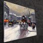 Paris 20x24 in. stretched Oil Painting Canvas Art Wall Decor modern143