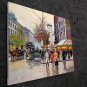 Paris 20x24 in. stretched Oil Painting Canvas Art Wall Decor modern174