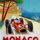 Monaco 20x24 in. stretched Oil Painting Canvas Art Wall Decor modern03D