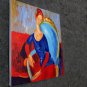 Rep. Amedeo Modigliani 20x24 in. stretched Oil Painting Canvas Art Wall Decor modern007