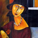 Rep. Amedeo Modigliani 20x24 in. stretched Oil Painting Canvas Art Wall Decor modern013