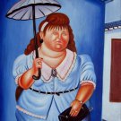 Rep. Fernando Botero 20x24 in. stretched Oil Painting Canvas Art Wall Decor modern123