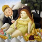 Rep. Fernando Botero 20x24 in. stretched Oil Painting Canvas Art Wall Decor modern133