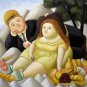 Rep. Fernando Botero 20x24 in. stretched Oil Painting Canvas Art Wall Decor modern133