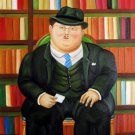Rep. Fernando Botero 20x24 in. stretched Oil Painting Canvas Art Wall Decor modern37D