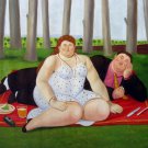 Rep. Fernando Botero 20x24 in. stretched Oil Painting Canvas Art Wall Decor modern44D