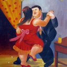 Rep. Fernando Botero 20x24 in. stretched Oil Painting Canvas Art Wall Decor modern147
