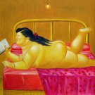 Rep. Fernando Botero 20x24 in. stretched Oil Painting Canvas Art Wall Decor modern158
