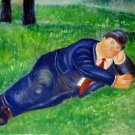Rep. Fernando Botero 20x24 in. stretched Oil Painting Canvas Art Wall Decor modern165