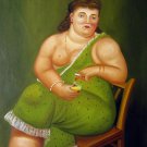 Rep. Fernando Botero 20x24 in. stretched Oil Painting Canvas Art Wall Decor modern66D