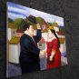 Rep. Fernando Botero 20x24 in. stretched Oil Painting Canvas Art Wall Decor modern75D