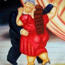 Rep. Fernando Botero 20x24 in. stretched Oil Painting Canvas Art Wall Decor modern86D