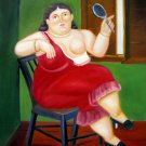 Rep. Fernando Botero 20x24 in. stretched Oil Painting Canvas Art Wall Decor modern92D