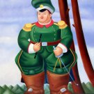 Rep. Fernando Botero 20x24 in. stretched Oil Painting Canvas Art Wall Decor modern94D