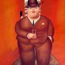 Rep. Fernando Botero 20x24 in. stretched Oil Painting Canvas Art Wall Decor modern95D