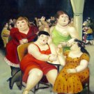 Rep. Fernando Botero 20x24 in. stretched Oil Painting Canvas Art Wall Decor modern96D