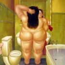 Rep. Fernando Botero 20x24 in. stretched Oil Painting Canvas Art Wall Decor modern00D