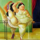 Rep. Fernando Botero 20x24 in. stretched Oil Painting Canvas Art Wall Decor modern04D