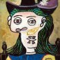 Rep. Pablo Picasso 20x24 in. stretched Oil Painting Canvas Art Wall Decor modern001
