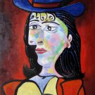 Rep. Pablo Picasso 20x24 in. stretched Oil Painting Canvas Art Wall Decor modern003