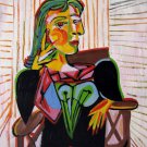 Rep. Pablo Picasso 20x24 in. stretched Oil Painting Canvas Art Wall Decor modern010
