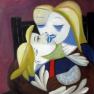 Rep. Pablo Picasso 20x24 in. stretched Oil Painting Canvas Art Wall Decor modern016