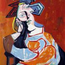 Rep. Pablo Picasso 20x24 in. stretched Oil Painting Canvas Art Wall Decor modern17D