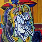 Rep. Pablo Picasso 20x24 in. stretched Oil Painting Canvas Art Wall Decor modern018