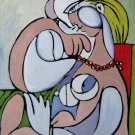 Rep. Pablo Picasso 20x24 in. stretched Oil Painting Canvas Art Wall Decor modern019