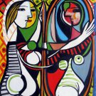 Rep. Pablo Picasso 20x24 in. stretched Oil Painting Canvas Art Wall Decor modern024