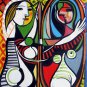 Rep. Pablo Picasso 20x24 in. stretched Oil Painting Canvas Art Wall Decor modern024