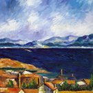 Rep. Paul Cezanne 20x24 in. stretched Oil Painting Canvas Art Wall Decor modern016