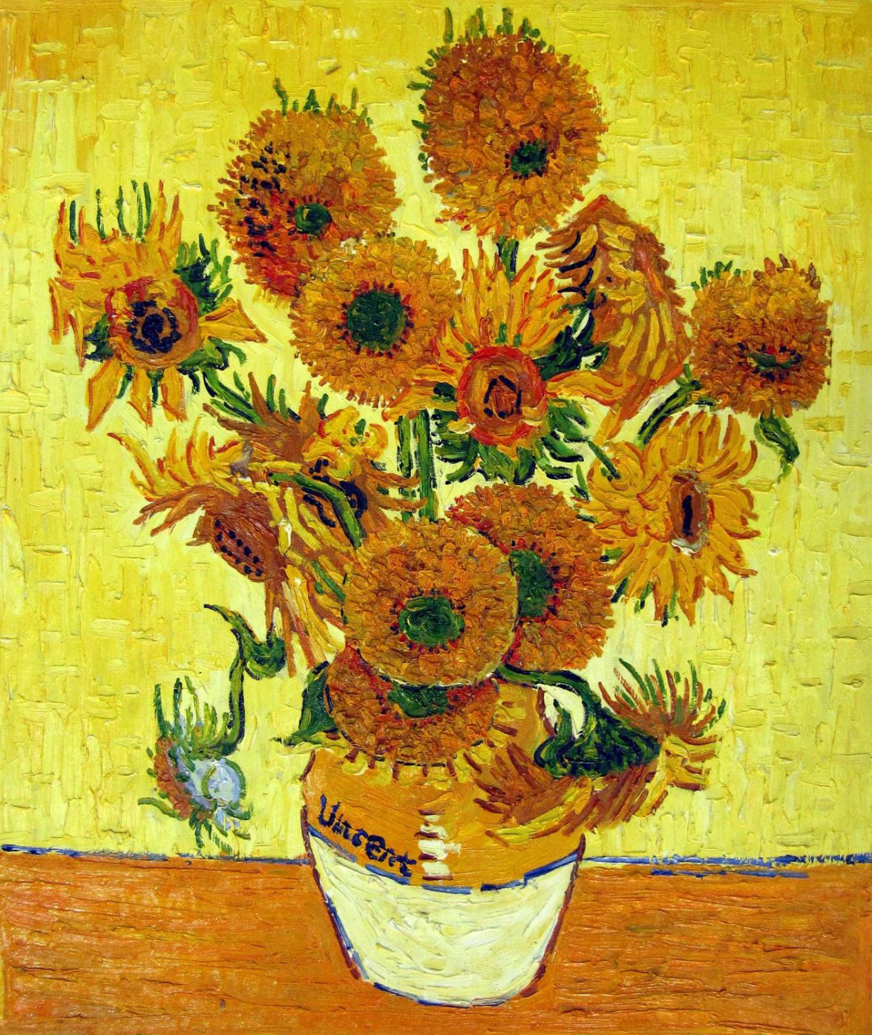 Rep. Vencent Van Gogh 20x24 in. stretched Oil Painting Canvas Art Wall Decor modern101