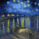 Rep. Vencent Van Gogh 20x24 in. stretched Oil Painting Canvas Art Wall Decor modern115