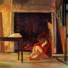 Rep. Balthus 20x24 in. stretched Oil Painting Canvas Art Wall Decor modern001
