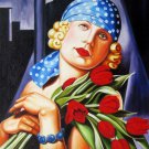 Rep. Catherine Abel 20x24 in. stretched Oil Painting Canvas Art Wall Decor modern008
