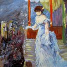 Rep. Edouard Manet 20x24 in. stretched Oil Painting Canvas Art Wall Decor modern05D