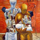 Rep. Giorgio de Chirico 20x24 in. stretched Oil Painting Canvas Art Wall Decor modern07D