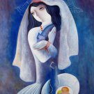 Rep. Kadar Bela 20x24 in. stretched Oil Painting Canvas Art Wall Decor modern003